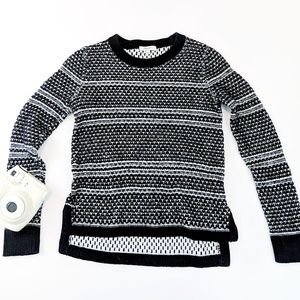 Madewell xs side split sweater